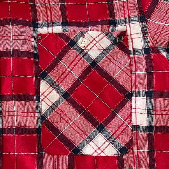 KR3W, Large, Red White Blue, Plaid Shirt, ‘merica - Picture 3 of 5